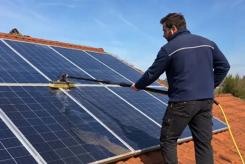 Nettoyage et entretien de panneaux solaires à Saint-Esteben